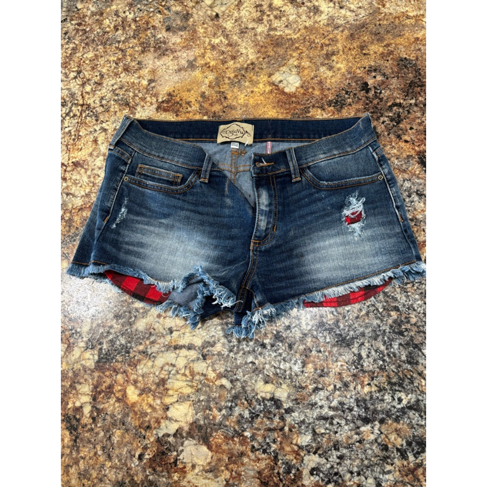 Sneak Peek Distressed Cutoff Jean Shorts